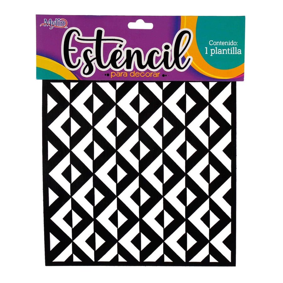 Art.2208 Estencil Patron Chico 15x15cm