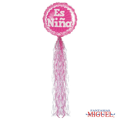 Fantasías Miguel Art.2332 Decoración Borla Para Globos 90cm 1pz