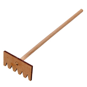 Art.2376 Rastrillo De Madera 15x4x2cm 1pz