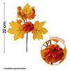 Fantasías Miguel Art.243 Pick Otoñal Calabazas 22cm 1pz