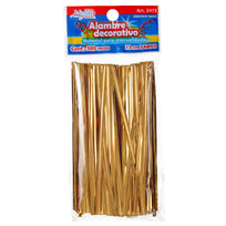 Art.2475 Alambre Twist Metálico 12cmx4mm 500pz
