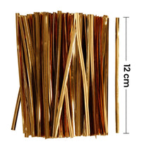 Art.2475 Alambre Twist Metálico 12cmx4mm 500pz