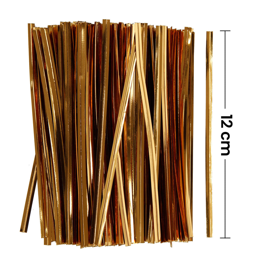 Art.2475 Alambre Twist Metálico 12cmx4mm 500pz