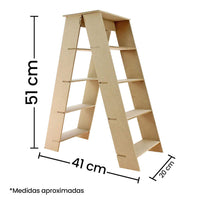 Art.2560 Escalera Doble 51x41x20cm 1pz