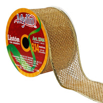 Art.2744 Listón Organza Rombo 6.4cm 9.14m  1pz