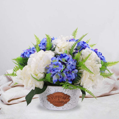 Fantasías Miguel Art.2823 Ramo De Hortensia X5 Fino 49cm 1pz