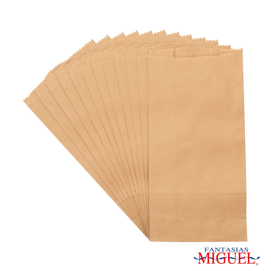 Art.3007 Bolsa Papel Craft 26x12.5x6.5cm 12pz