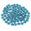 Fantasías Miguel Art.3059 Piedra Acrílica Flor 16mm 100pz Azul Claro