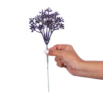 Art.3146 Planta Mini Flor Con 4 Varas 25cm 1pz