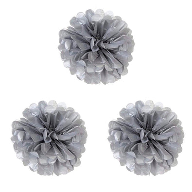 Fantasías Miguel Art.3182 Adorno Flor De Papel Metálico 15cm 3pz
