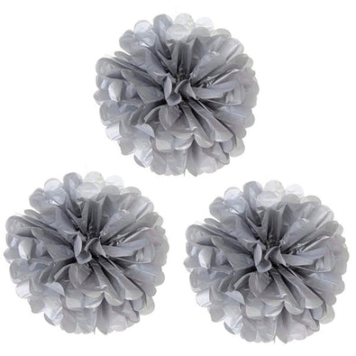 Fantasías Miguel Art.3191 Adorno Flor Papel Metálico 20cm 3pz