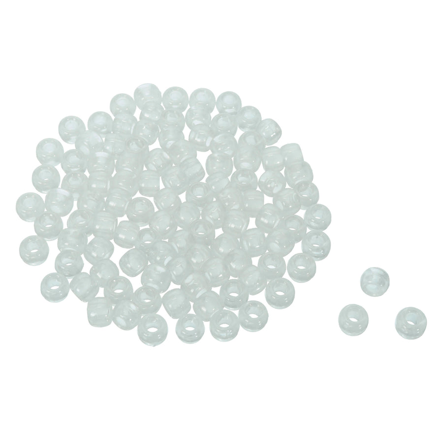 Art.3192 Cuenta Dona Fosforescente Brillante 6x9mm 100pz