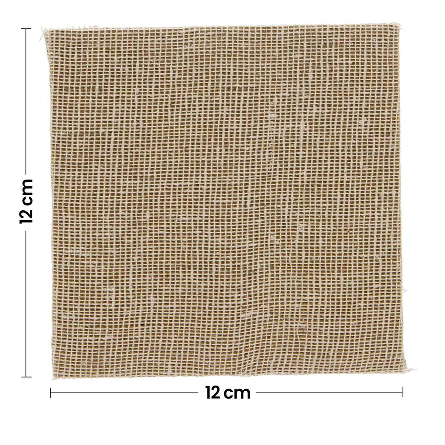 Art.3440 Tabla Forrada De Yute 12x12cm 1pz