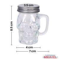 Art.3522 Tarro Cráneo Chico Aprox. 100ml 8.5x7.3x5.8cm 1pz