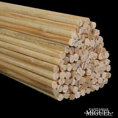 Fantasías Miguel Art.3615 Palillo Redondo 30cmx4mm 100pz