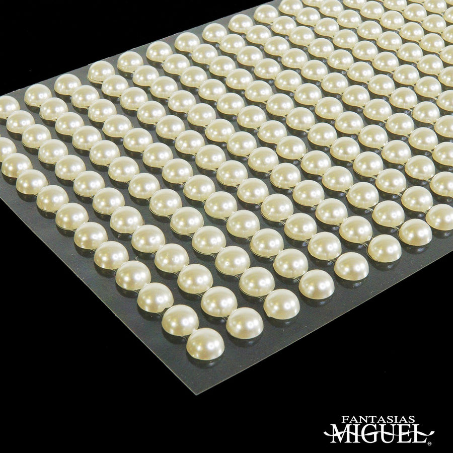 Art.3691 Perla Con Adhesivo 6mm 1 Planilla (aprox 247pz)