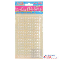 Art.3693 Perla Con Adhesivo 8mm 1 Planilla (aprox 150pz)