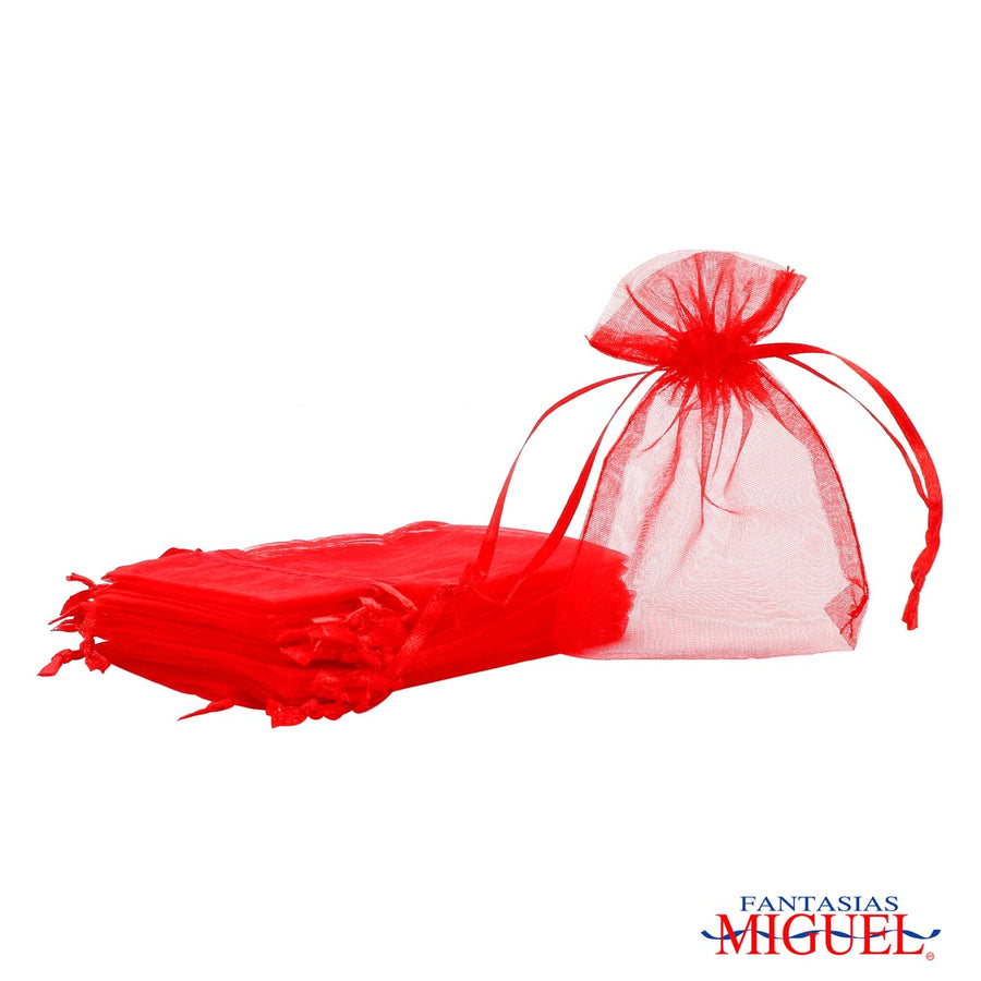 Art.3784 Bolsas De Organza 10x7.5cm 12pz