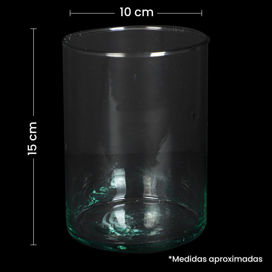 Art.3879 Cilindro De Cristal 15x10cm 1pz