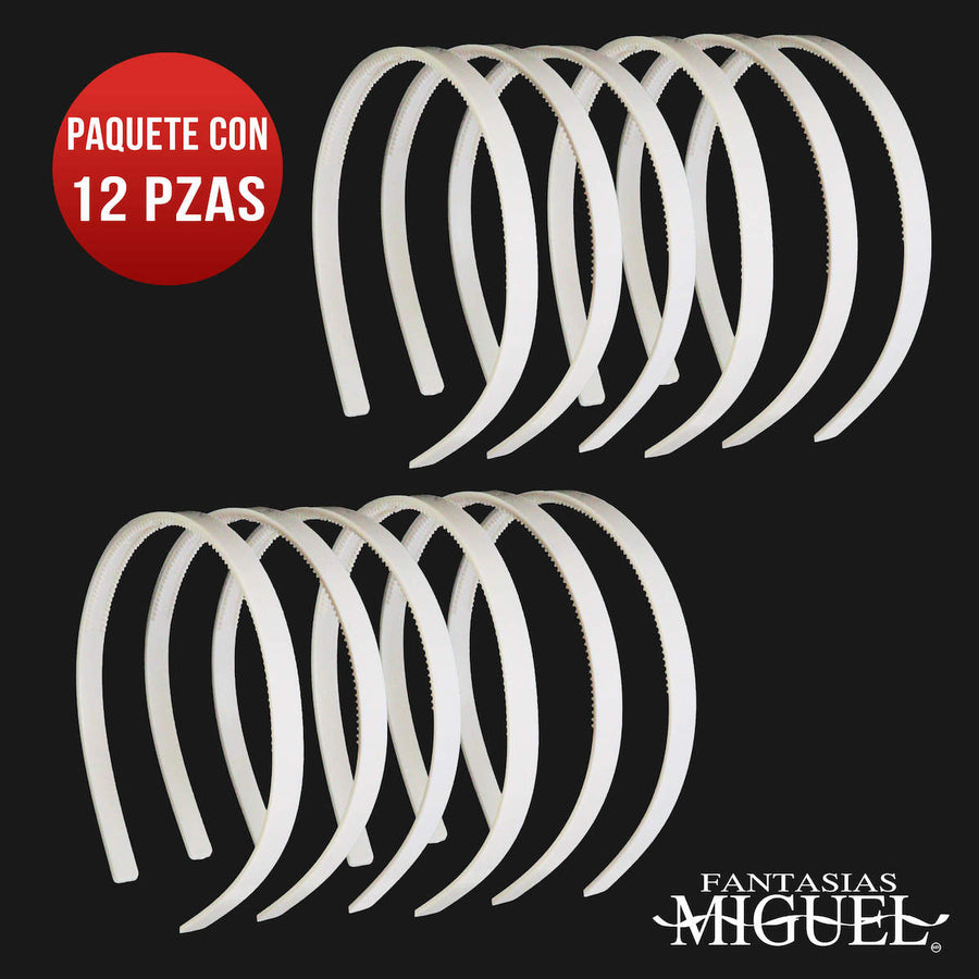 Art.4249 Diadema Dentada 13cmx9mm 12pz