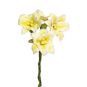 Art.4352 Ramito De Flor Lily Papel X4