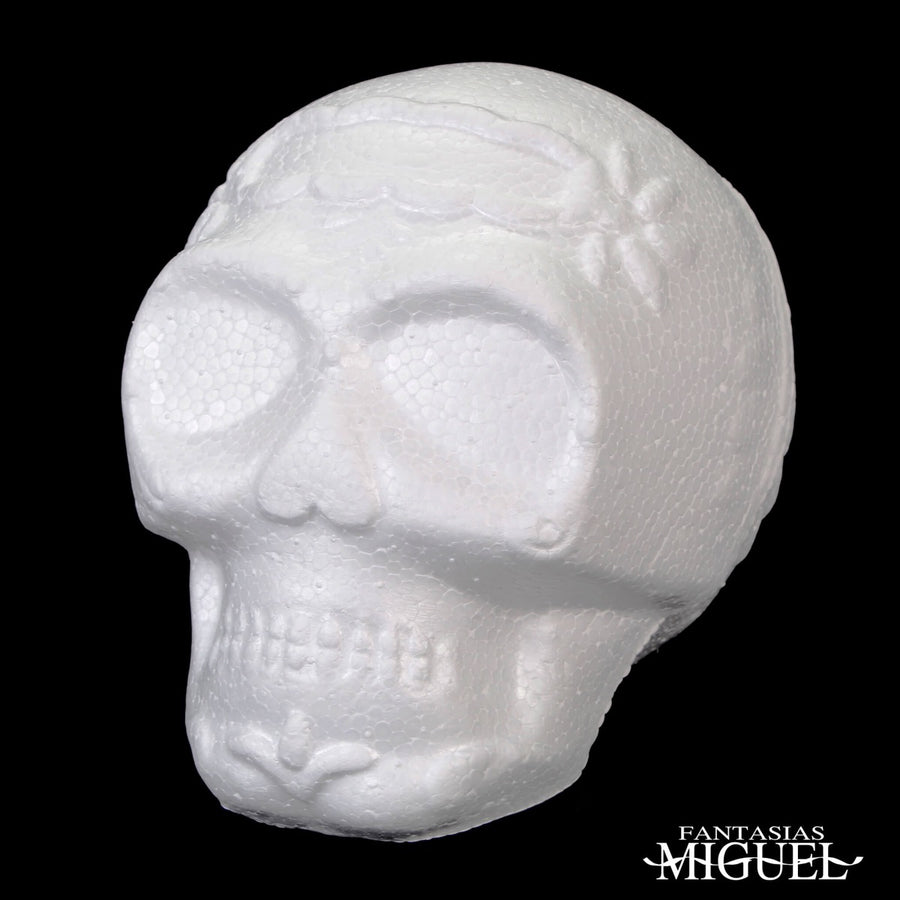Art.4431 Calavera Unicel 15.8X14.2X17.3cm 1pz