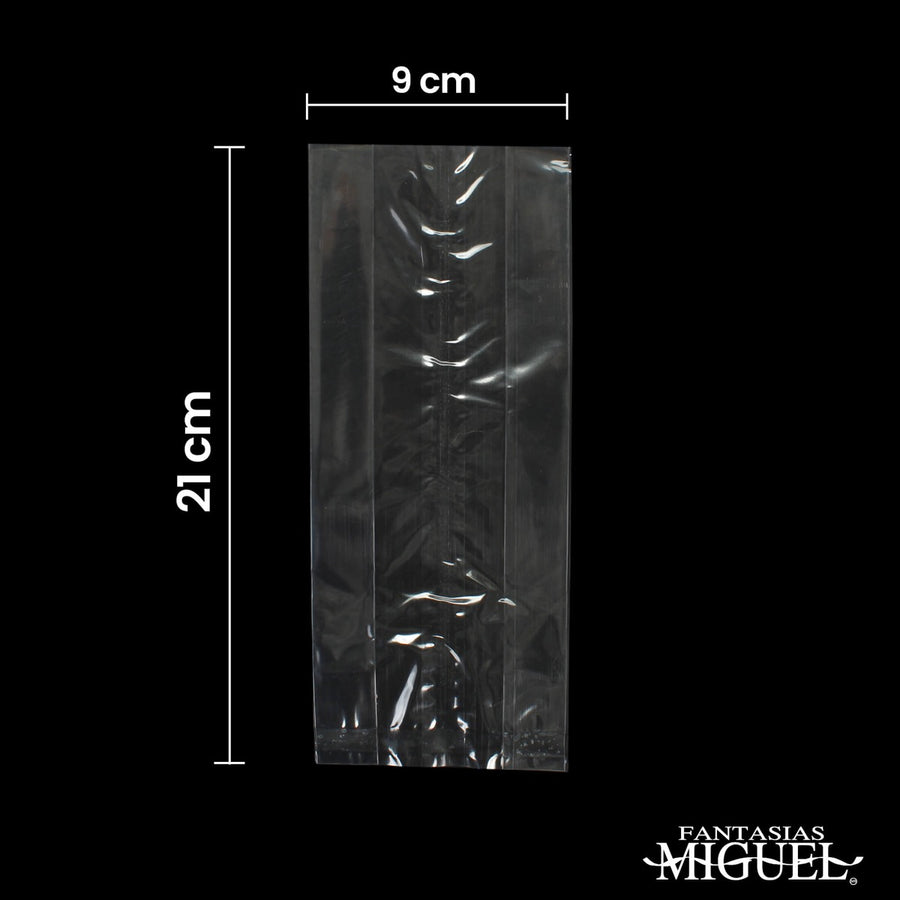 Art.4484 Bolsa Celofán Con Fuelle 21x9x4cm 100pz