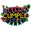 Fantasías Miguel Art.4512 Letrero Neón Feliz Cumple 43x60cm 1pz Multi-Color