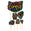 Fantasías Miguel Art.4514 Adorno Pick Cumple Neón  6pz Multi-Color