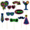 Fantasías Miguel Art.4519 Pick Figuras Cumple Neón  11pz