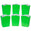 Fantasías Miguel Art.4520 Caja De Palomas Color Neón 9.5x7x5cm 6pz Verde