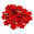 Fantasías Miguel Art.4605 Piedra Acrílico Flor 25mm 50pz Rojo
