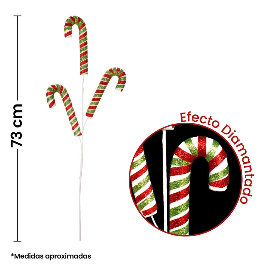 Art.4800 Vara Bastones x3 73cm 1pz