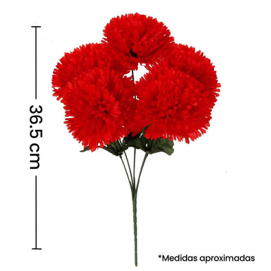 Fantasías Miguel Art.4866 Bush Chico Clavel Matizado X5 36.5cm 1pz