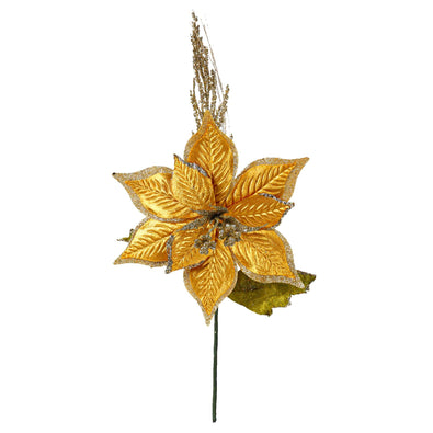 Fantasías Miguel Art.4881 Vara Nochebuena Orilla Diamantada A45xD22cm 1pz