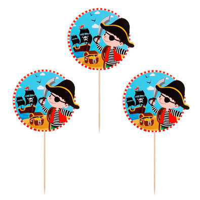 Fantasías Miguel Art.4896 Pick Pirata 30x13cm 3pz