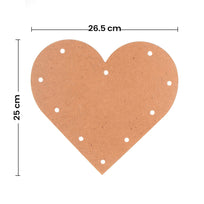 Art.4969 Tapa Con Perforación Corazón 25x26.5cm 1pz