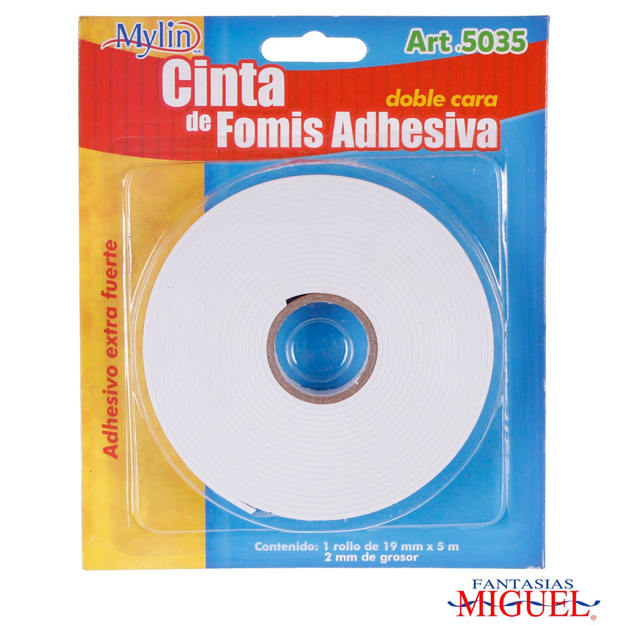 Art.5035 Cinta Fomi Con Adhesivo 2/Cara 1.9cm 5m