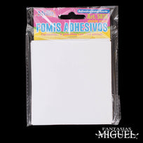 Art.5036 Hoja Fomi Con Adhesivo 2/Cara 10.5x10cm 6 Planillas (192 pzas)