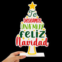 Art.5256 Pino Navidad A Color 30x19x5cm 1pz