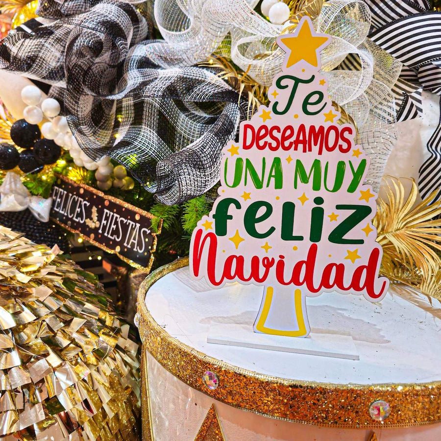 Art.5256 Pino Navidad A Color 30x19x5cm 1pz