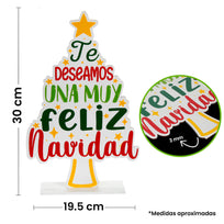 Art.5256 Pino Navidad A Color 30x19x5cm 1pz