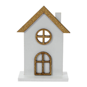 Art.5343 Casita Blanca Con Base Chica