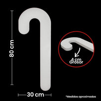 Art.5381 Bastón Unicel 80x30x4cm 1pz