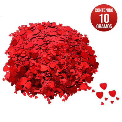 Fantasías Miguel Art.5386 Mix Lentejuela Corazones  10gms