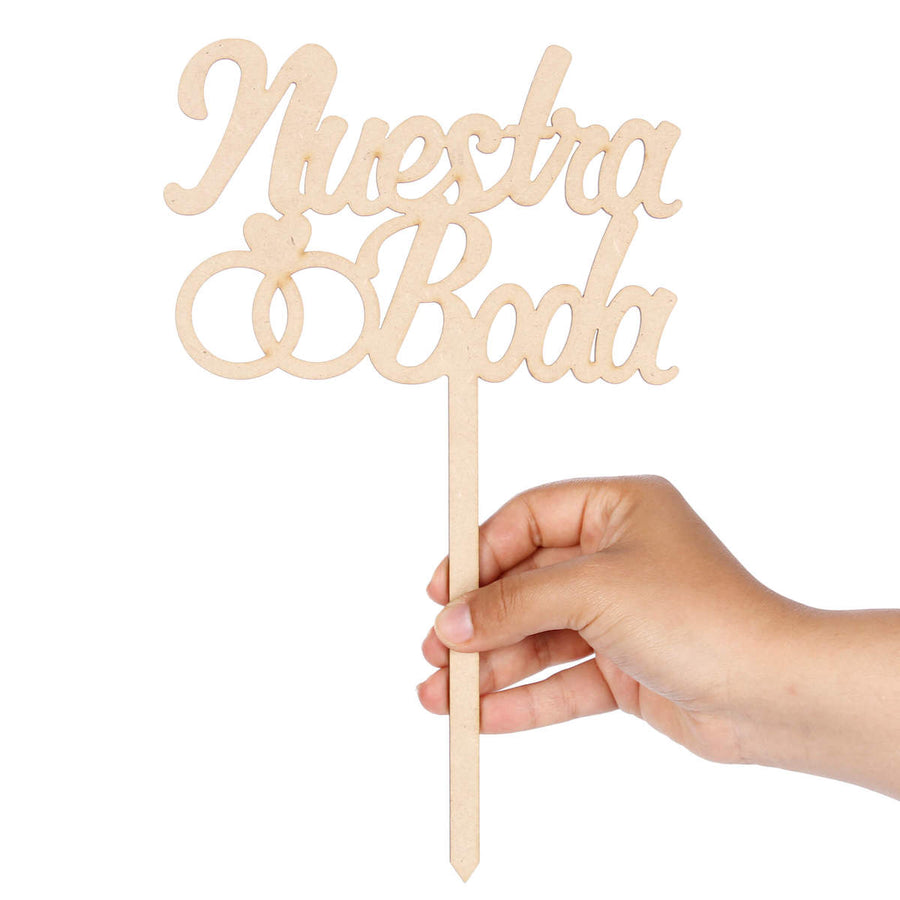Art.5625 Pick Nuestra Boda 25x20cm 1pz