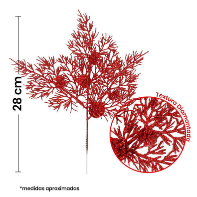 Fantasías Miguel Art.5642 Pick Diamantado Follaje 23cm 1pz
