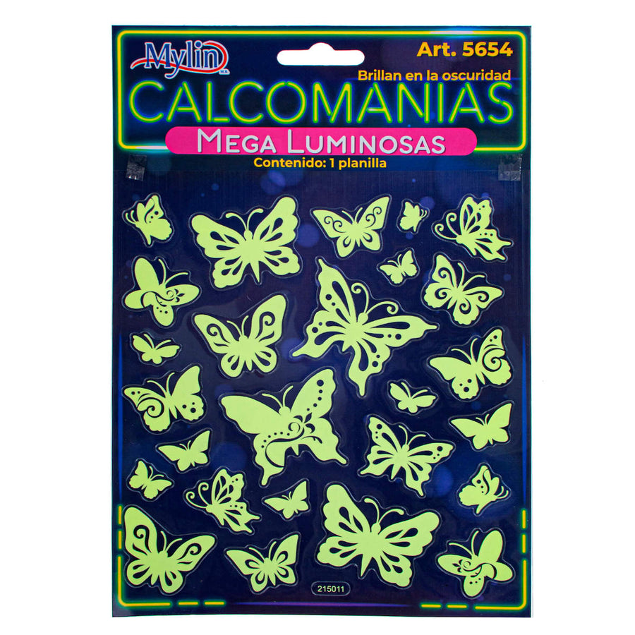 Art.5654 Calcomanía Mega Luminosa