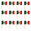 Fantasías Miguel Art.5668 Pick Mini Bandera 10x6cm 12pz Multi-Color
