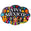 Fantasías Miguel Art.5679 Letrero Viva México 60x88cm 1pz Multi-Color